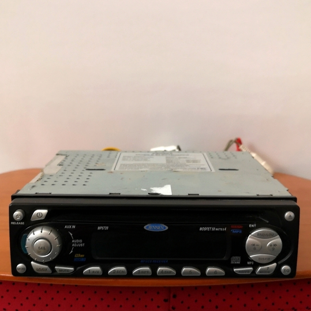 Jensen CD Car Stereo for Repair or Parts, Not Tested, Model MP5720